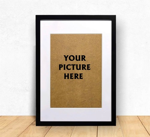Black picture frames with - picture, (with
