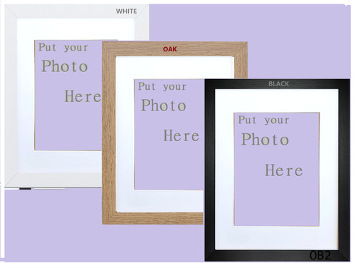 Oak white black frames with - oak,,