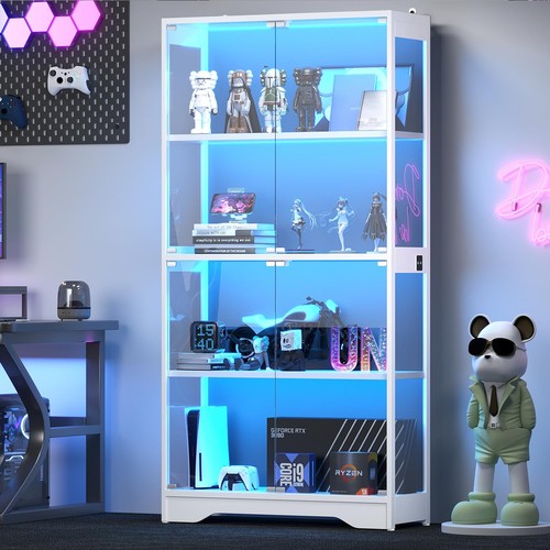 Display cabinet with glass - with,