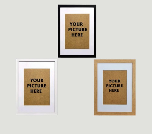 Photo frames with white mount - frames,